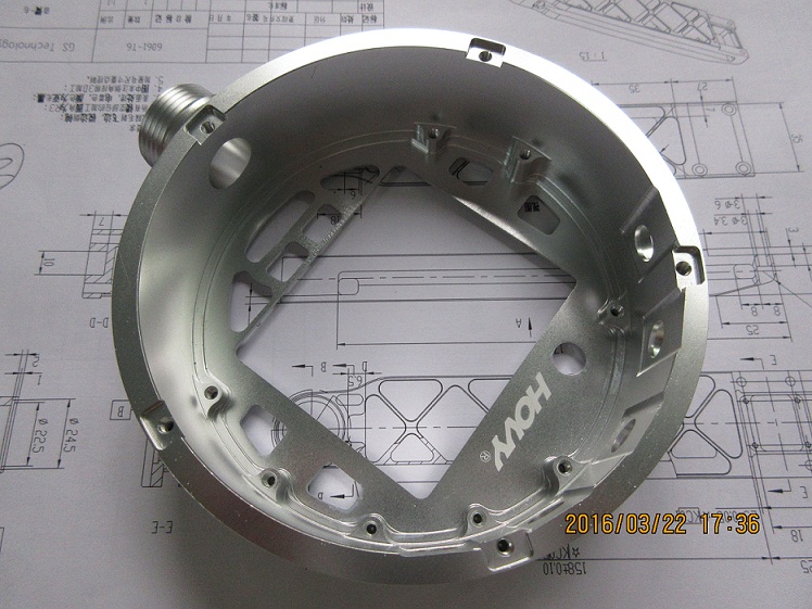 Custom aluminum forging molding parts for engine cover